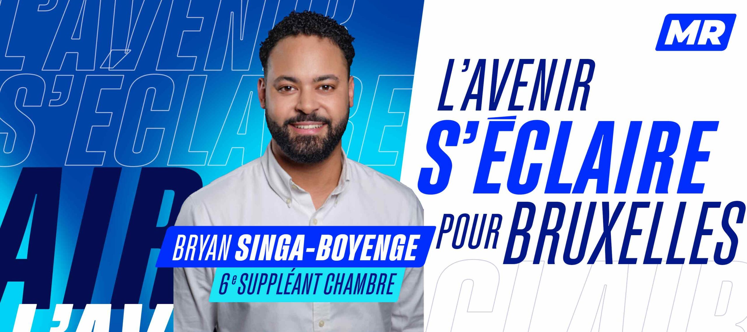Bryan Singa-Boyenge personnalité politique anderlecht MR Mouvement reformateur